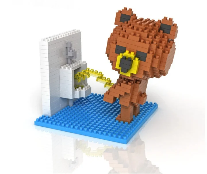 Wholesale LOZ Diamond Blocks Cartoon Bear Mini Blo...