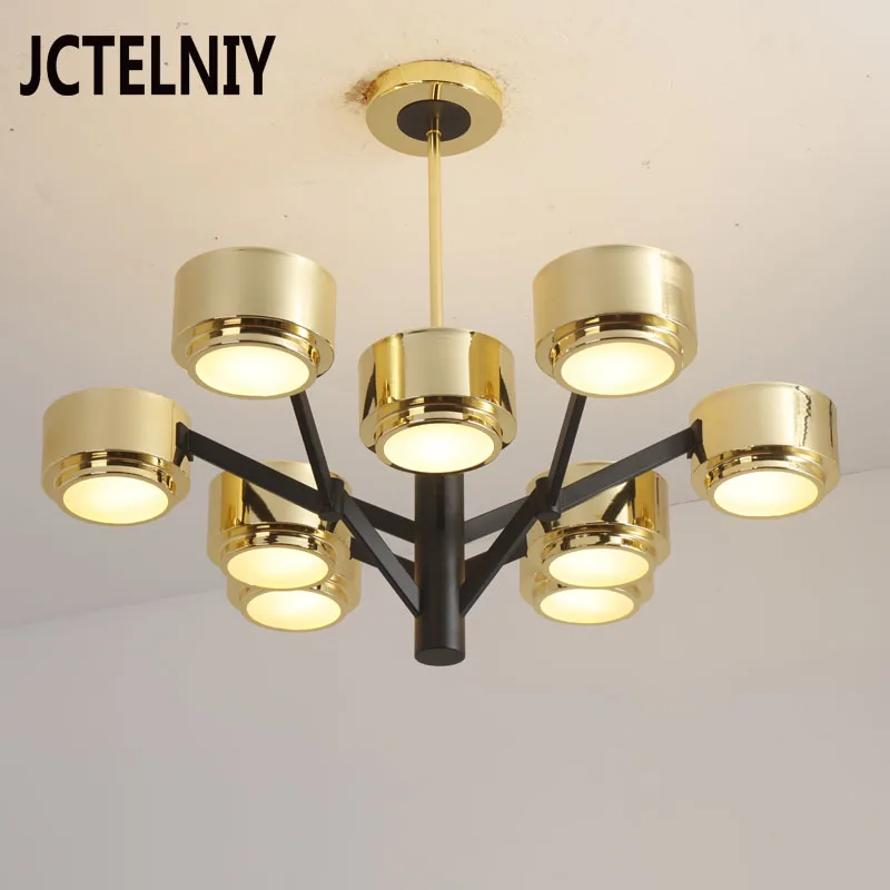 

Modern LED chandelier lustres e pendentes Nordic chandelier gold iron post-modern living room lights G9/9 lights