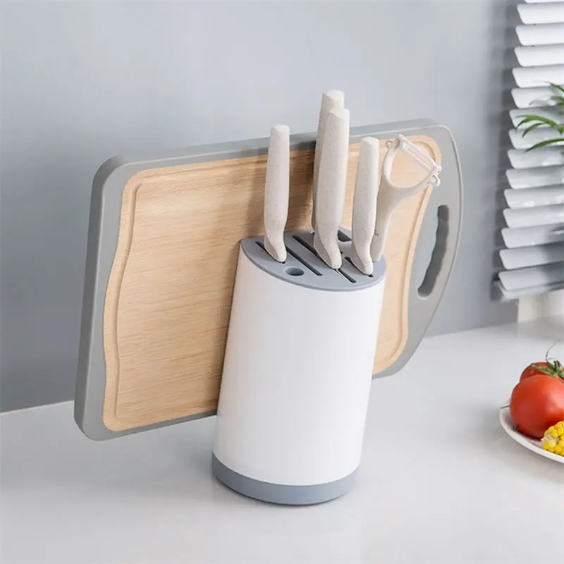 Upspirit Multi function Kitchen Knife Holder Cutting Boards Organizer