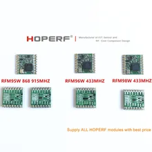 RFM95 RFM95W RFM96W RFM98W беспроводной модуль приемопередатчика HopeRF FCC/ROHS/ETSI/REACH Сертифицированный