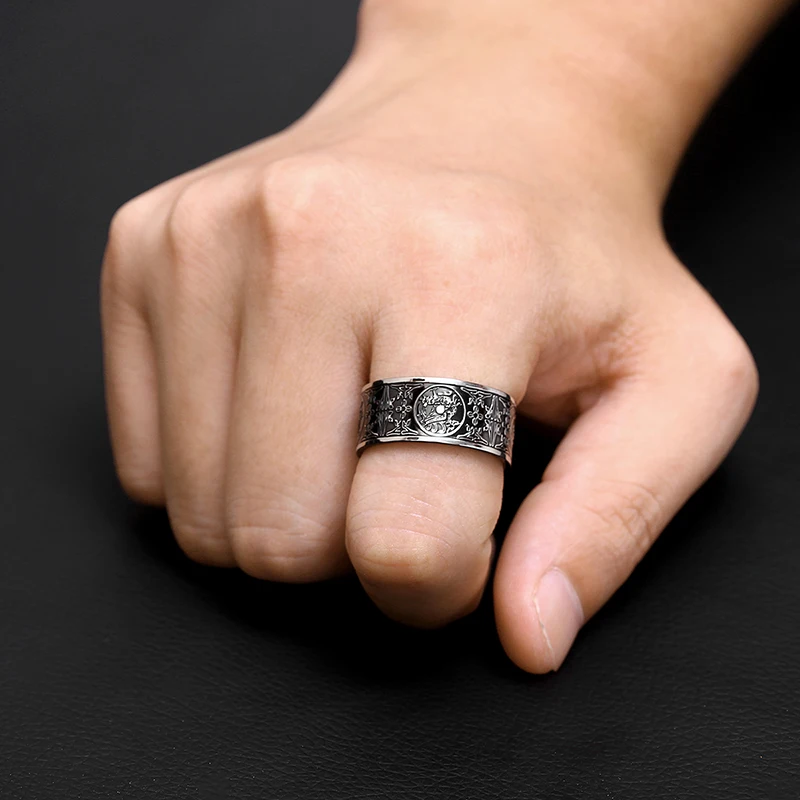 Готическое женское и мужское кольцо Дракон из нержавеющей стали aneis mujer черный anel anillos viking anillo hombre bague homme Панк ювелирные изделия кольца