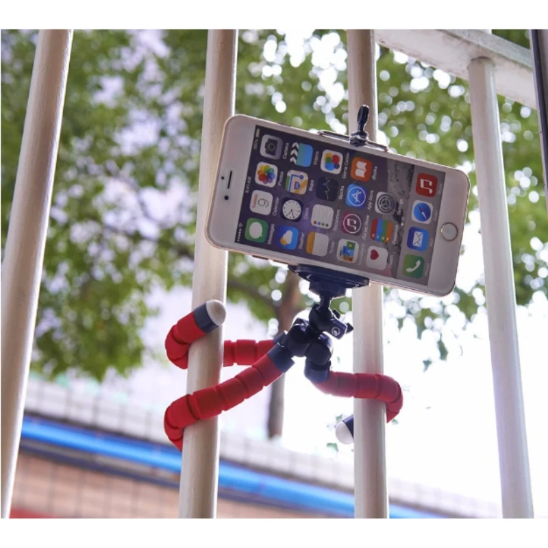 

Car Style Mobile Phone Holder Flexible Octopus Tripod Bracket Selfie Stand Mount Manfrotto Support For iPhone XIAOMI camera