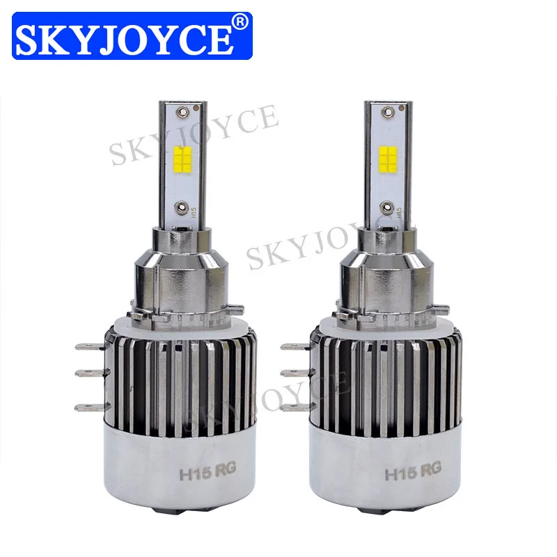 10 SETS/LOT H15 LED Headlight Bulb High Beam Car Light For Golf 7 Touarge CX5 6000K White LIGHT BULB KIT | Автомобили и мотоциклы