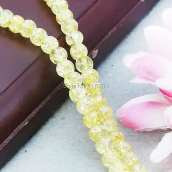 

6mm Accessories Gold-Color Glass Crystal Stones Jasper Jade 15inch DIY Loose Beads Stripes Jewelry Making Design Wholesale Lucky