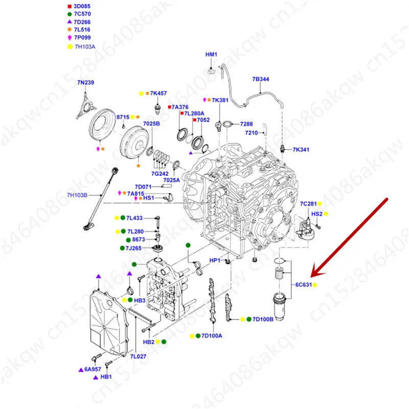 Автомобильная коробка передач фильтр 2007Fo rdF ocu sMo nde oTr ans itK uga2014 фильтр коробки передач сетка коробка передач Масляный фильтр для трансмиссионного масла