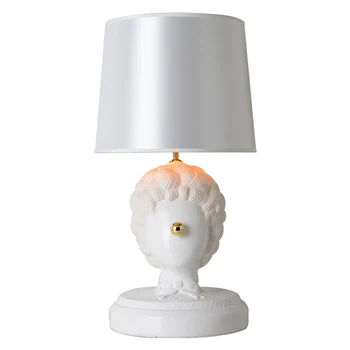 

Creative personality Ceramic Face table lamp light LED tafellamp bedside bed lamp table lamps for bedroom Living room