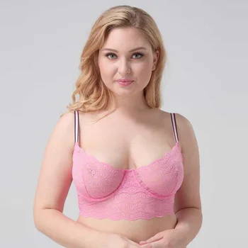 

Free Shipping Solid Women X-line Straps Bra Lace Underwire Brassieres C D Cup Plus Size Convertible Straps Lingerie