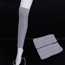 Зимние шерстяные вязаные гетры высокого качества для женщин; зимние теплые мягкие шерстяные вязаные гетры; носки для обуви; теплые гетры