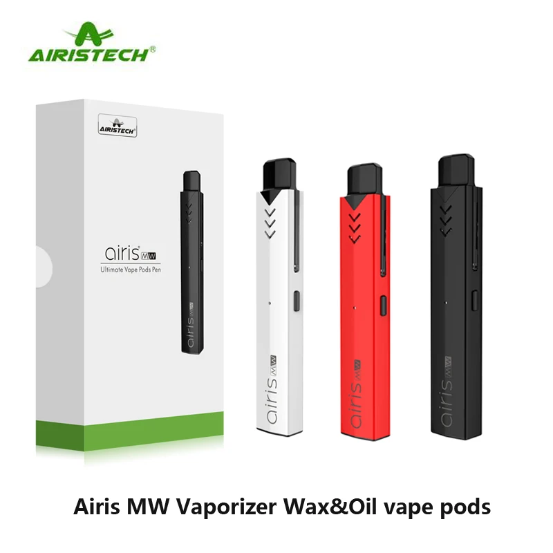 

Original Airistech Airis MW Wax Oil Vaporizer Kit 2 in 1 Vape Pen Pod System E-cigarette Kit Airis MW Vaporizer for Oil Wax
