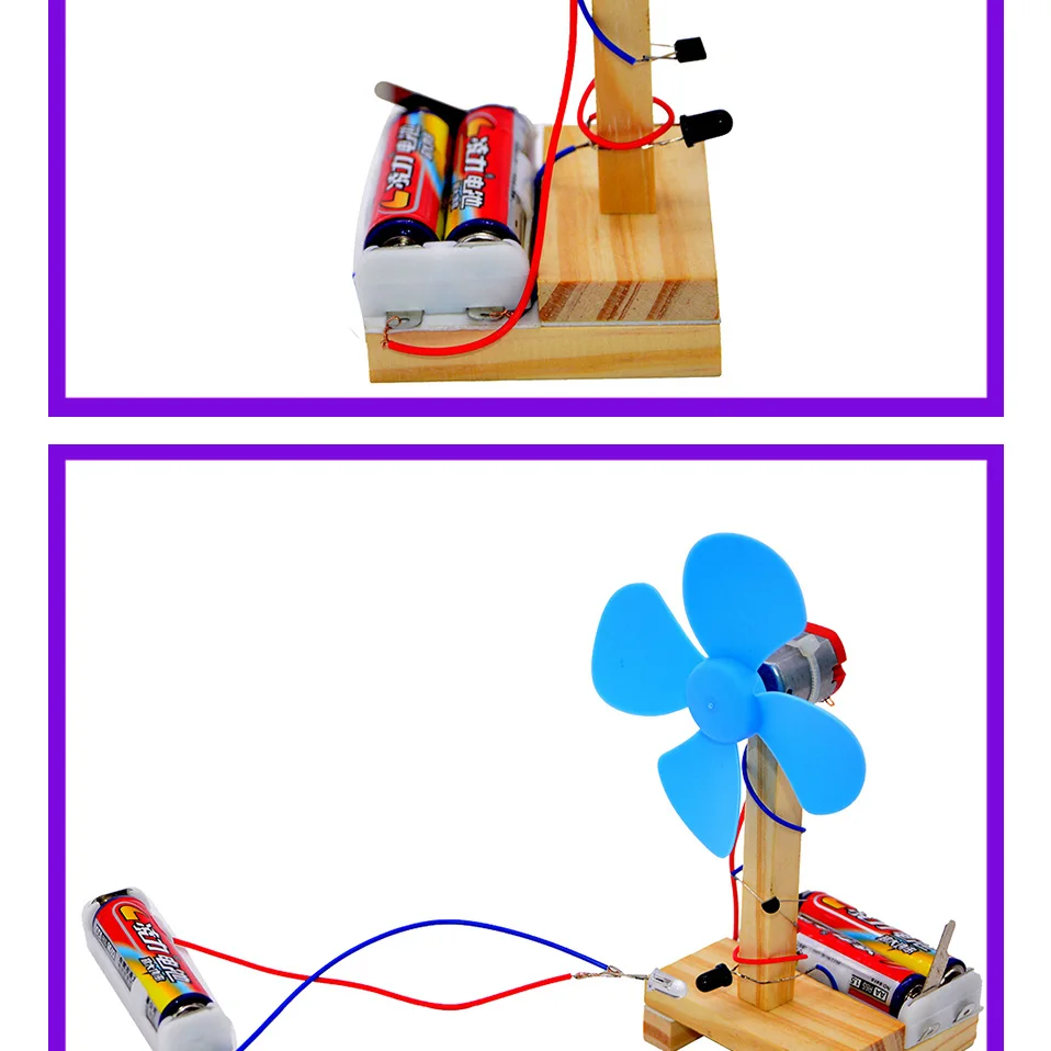 Инфракрасный пульт дистанционного управления вентилятора DIY игрушки электроники образования самостоятельной сборки комплект для: Наука