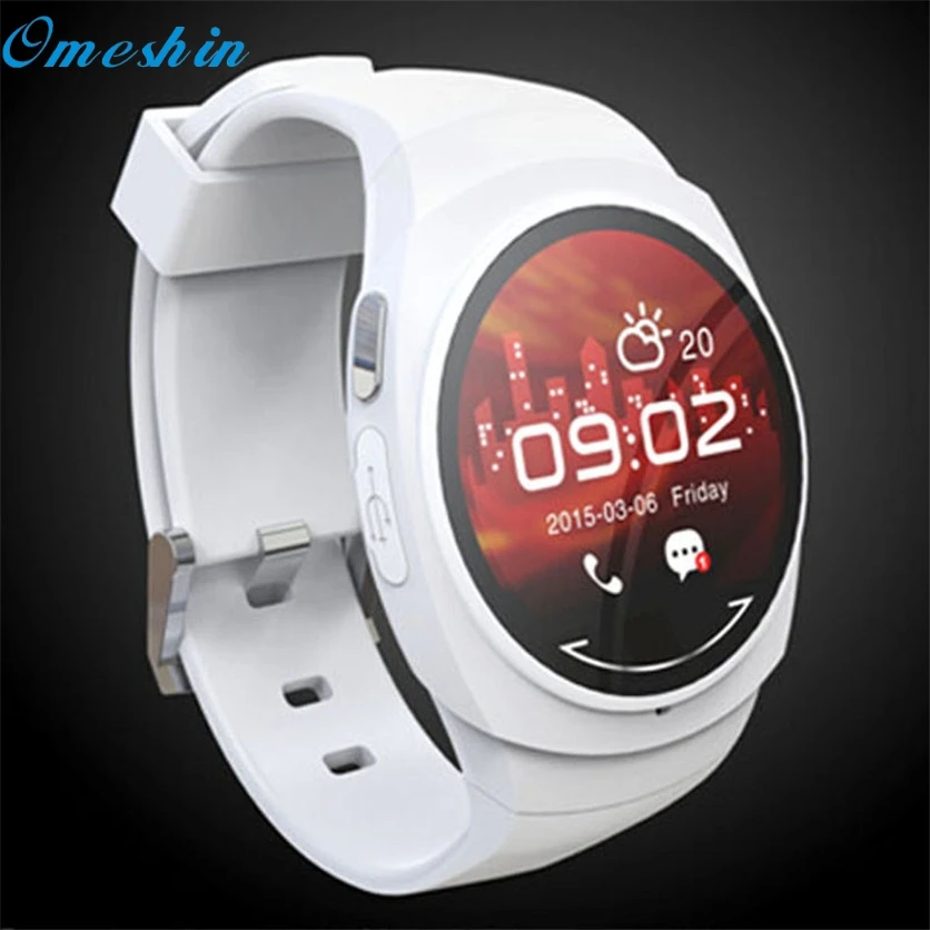 

OMESHIN SimpleStone Wireless Bluetooth V4.0 Touch Smart Wrist Watch For iphone 60413