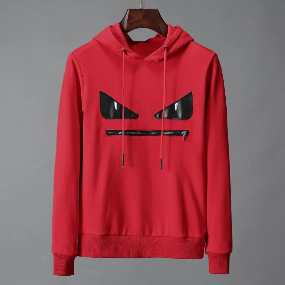 

High quality Men's Hoodies Tracksuit 2019 Drawstring Pocket Hooded Sweatshirt Long Sleeve Zip Slim fit Coat Male Jacket outdoor