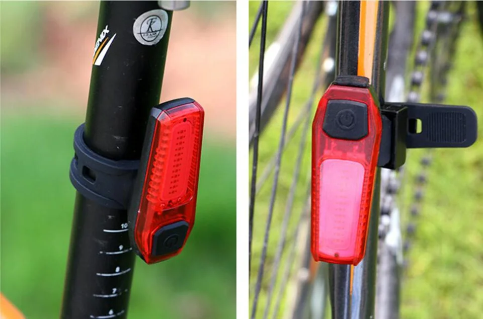 Flash Deal FTW bicycle light mountain road bike Tail rear Light USB Rechargeable safety Block Warning Light Bicycle Accessories F1251YQ 5