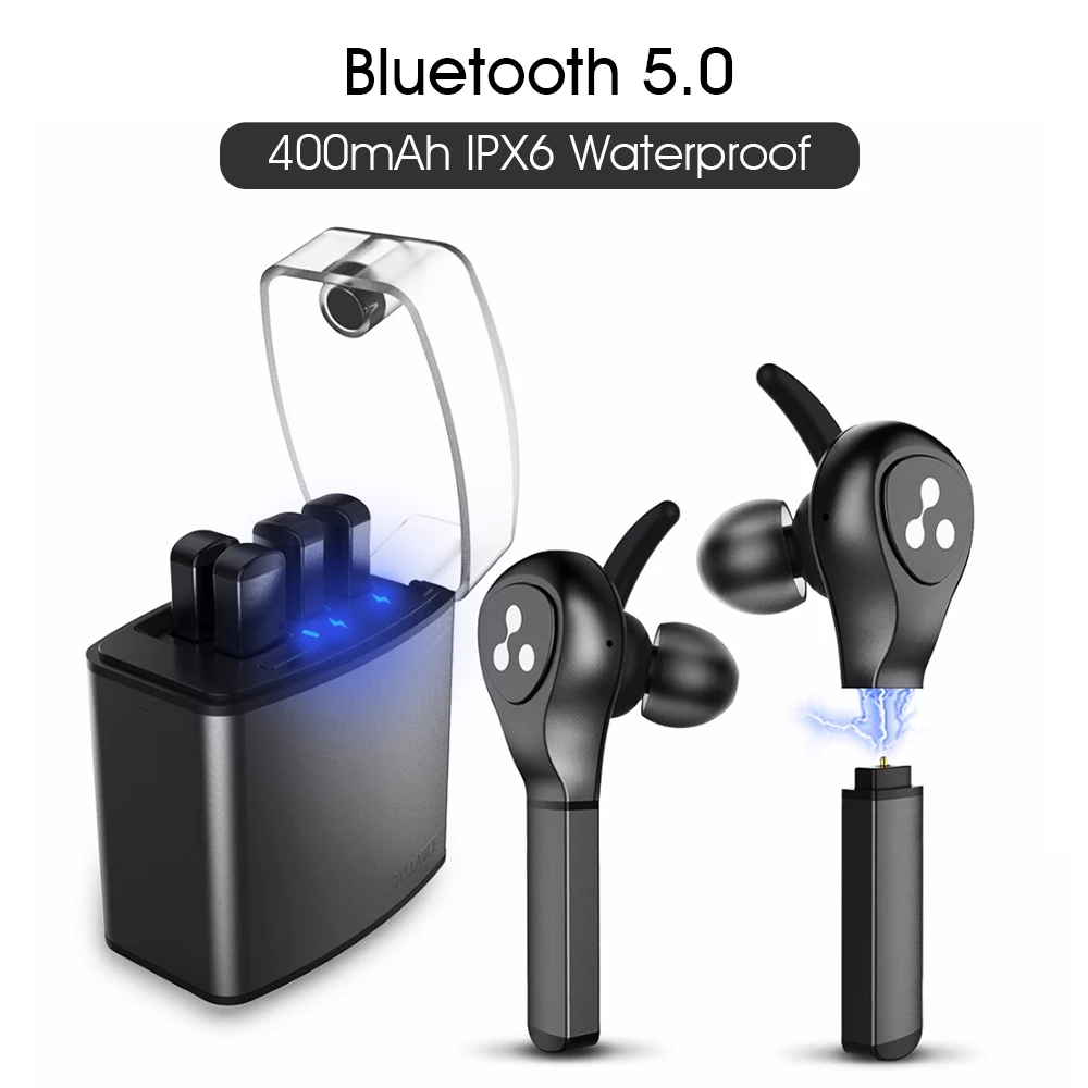 Слог D9X TWS истинные беспроводные стерео наушники Bluetooth V5.0 спортивные наушники для Android IOS слог D9X гарнитура