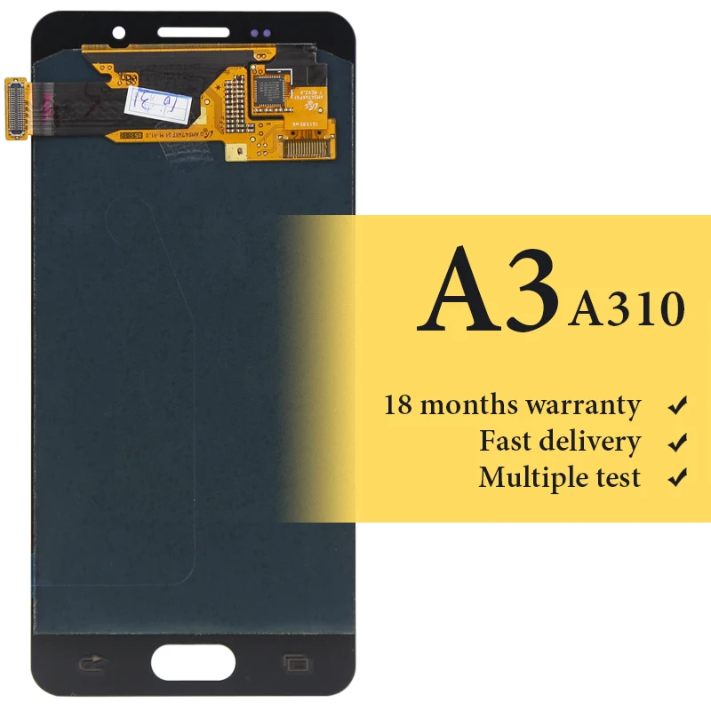 

0riginal OEM quality for Samsung A3 2016 lcd screen digitizer for mobile phone A310 replacement display 4.7 inch lcd display