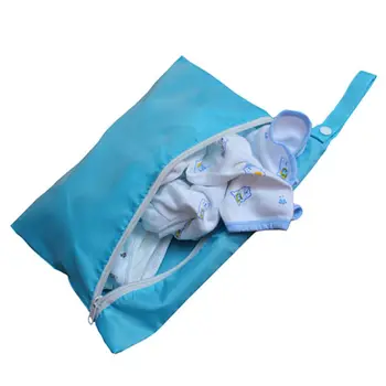 

30*25cm Single Pocket Wet bag, baby cloth diaper bag, waterproof reusable nappy bags Diaper Backpack Reusable Diaper Cover Bag