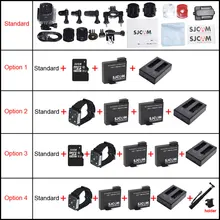 Original SJCAM M20 4K 24fps Wifi Action Camera Gyro Waterproof 30M Mini Sport Camcorder with Extra Battery Remote Monopod Option