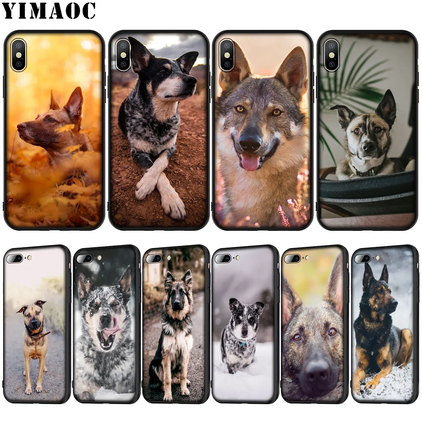 Мягкий силиконовый чехол YIMAOC для iPhone XR X XS Max 6 6S 7 8 Plus 5 | Мобильные телефоны и