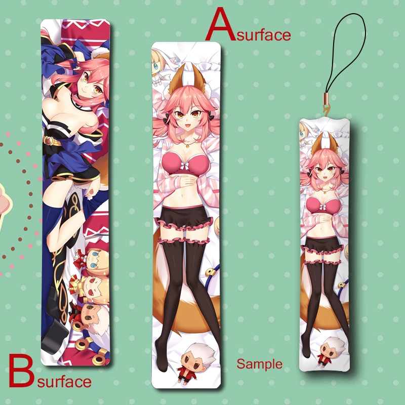 Fate Grand Order Fate/EXTRA Tamamonomae Cute Anime Mini Dakimakura брелок подушка подвесное украшение ремешок