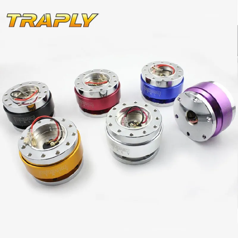 Universal MOMO steering wheel quick release hub adapter snap off Red,Blue,Black,Siliver,Purple