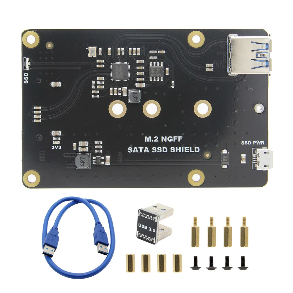  Raspberry Pi X860 M.2 NGFF 2280/2260/2242/2230 SATA SSD Schild X860 SSD Lagerung Expansion Board fü