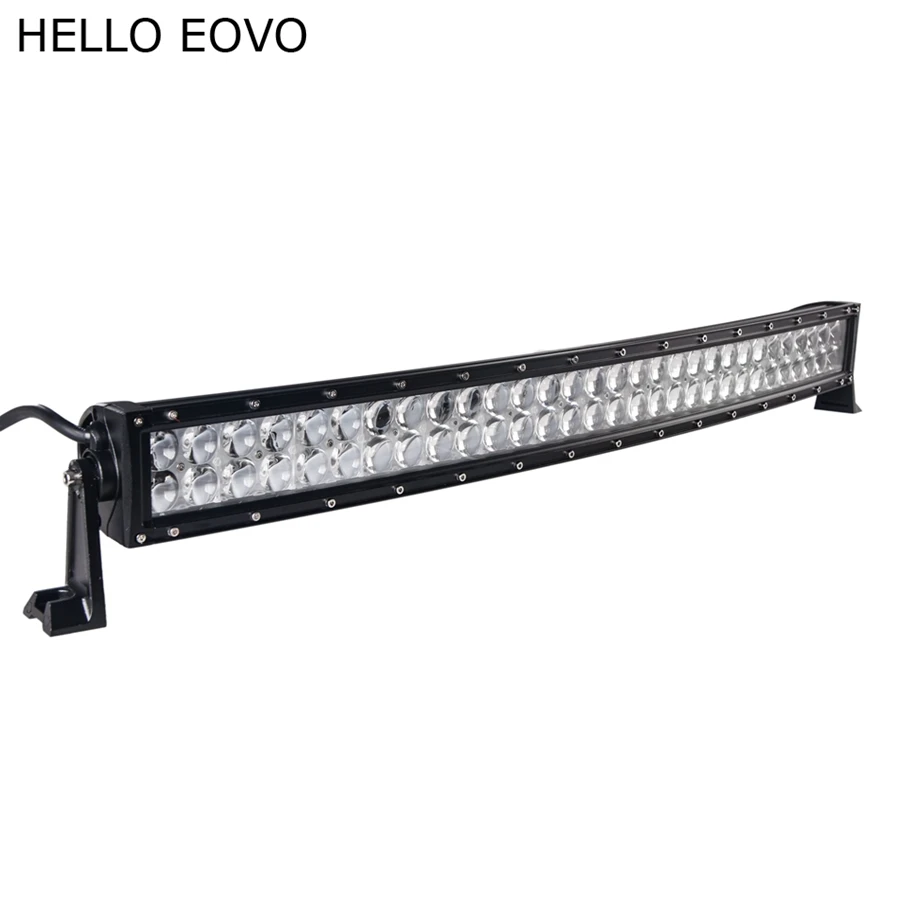 

HELLO EOVO 4D 32 inch 300W Curved LED Light Bar for Work Indicators Driving Offroad Boat Car Tractor Truck 4x4 SUV ATV 12V 24V