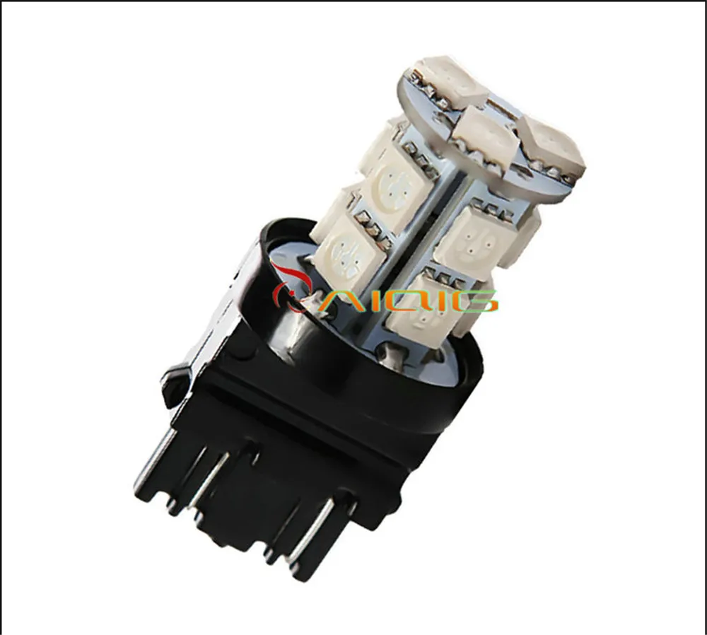10 шт. 3156 3157 Белый/Красный/янтарный/желтый 13 SMD 5050 стоп-сигнал тормоза T25 12V 13 светодиодный автомобильный светильник лампа автомобильный светильник источник