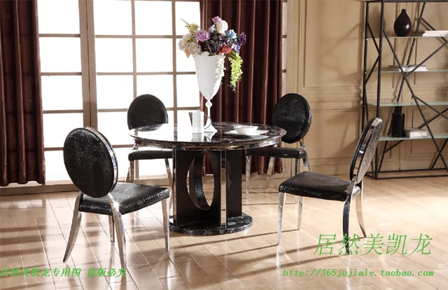 Luxury And Upscale Living Room Furniture Marble Round Dining Table Luxury And Upscale Living Room Furniture Marble Round Dining Table In Foshan Guangdong Louvre