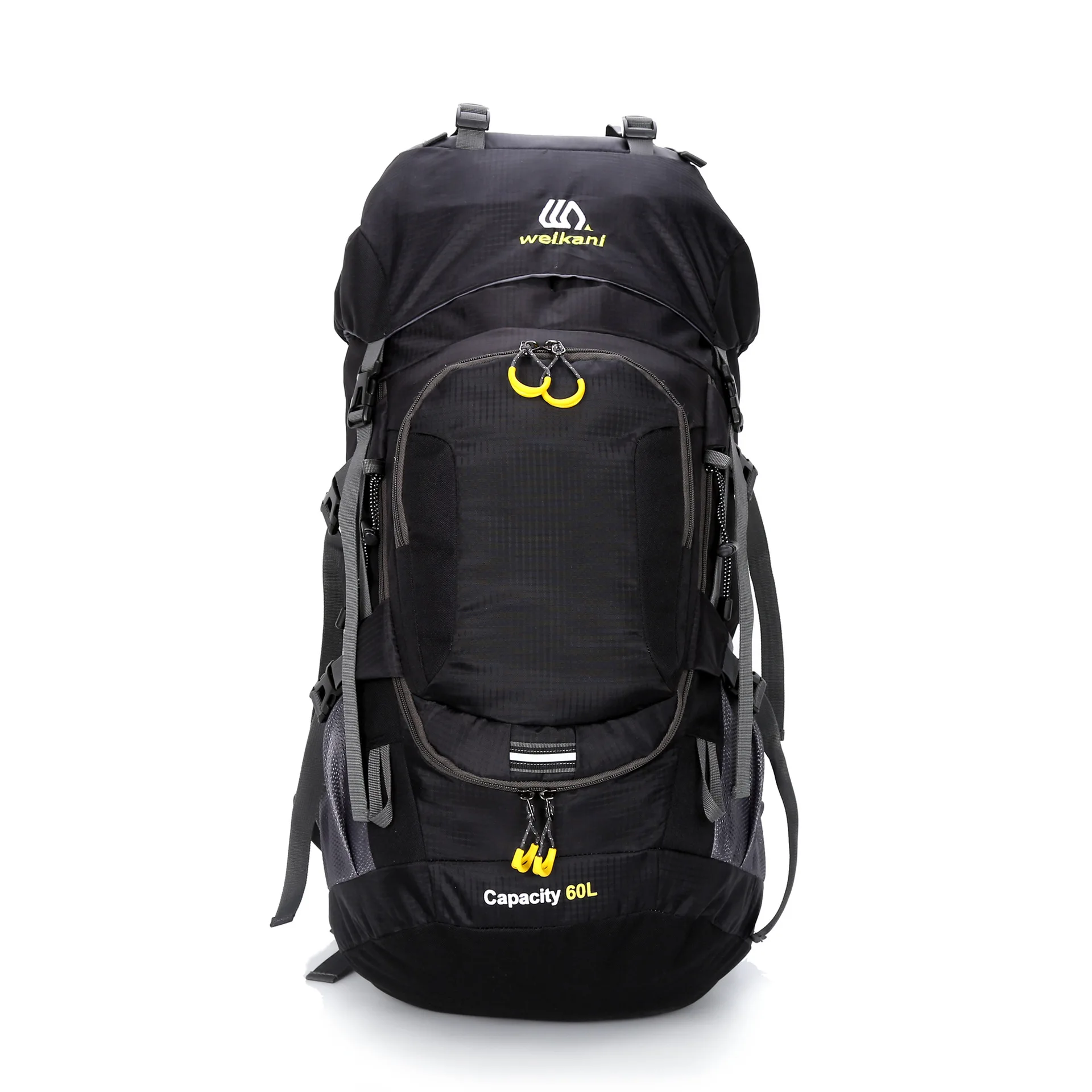 KOKOCAT 60л походный рюкзак спортивный открытый рюкзак альпинистская сумка с дождевиком дорожный рюкзак - Цвет: black