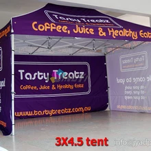 3X4,5 высокое качество водонепроницаемый открытый алюминий для выставки палатка навес тент