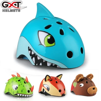 

Sport Safety Skating Helmet for kids Bicycle Scooter Cute Dinosaur Whale Integrally molded ski helmets capacetes Children