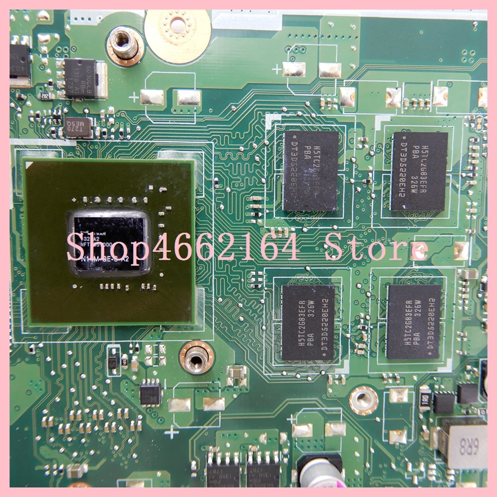 Very best  X450CC Laptop Motherboard 4GB RAM I3-3217CPU HM76 GT720M/2G For Asus X450CC X459CC Mainboard REV 2.