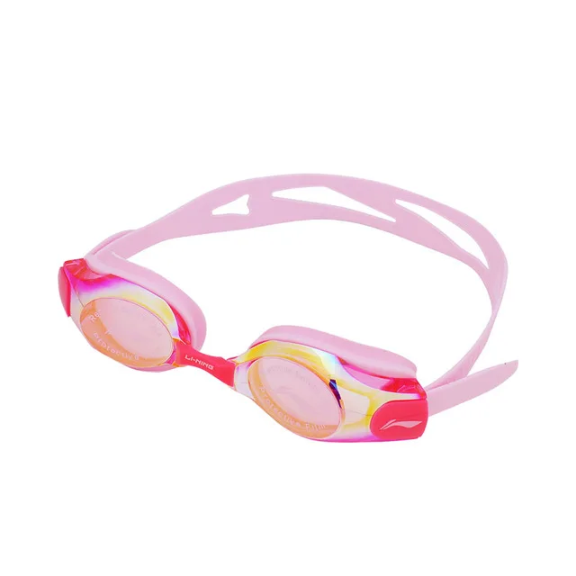 Li-Ning унисекс Professional swim eyewear Anti-UV очки из пластика National Diving Team Li Ning спортивные очки для плавания ASJN008 - Цвет: ASJN008   pink   2