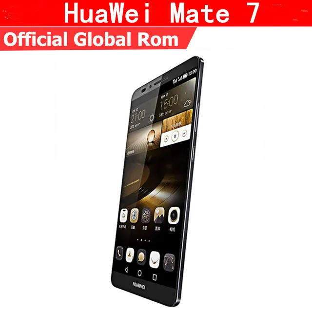 Глобальная прошивка huawei Ascend mate 7 4G LTE сотовый телефон Anroid 4,4 6," FHD 1920X1080 3 ГБ ОЗУ 32 Гб ПЗУ 4000 мАч отпечаток пальца NFC