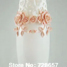 Фарфоровая ваза ручной работы в традиционном китайском стиле. Декоративный Настольный Ручной Керамический держатель для цветочной вазы