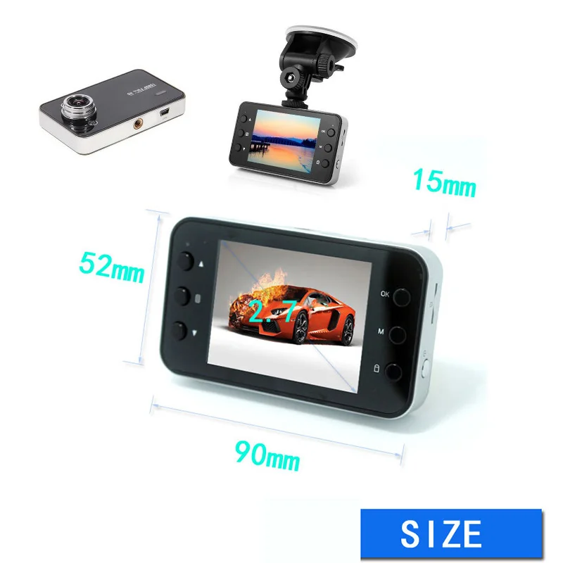 Dash Cam DVRs Mini Night Vision Super HD 1080P Car DVR Dashboard Utility Camera Video Recorder Loop Recording Multilingual