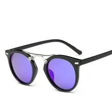 Real Polarized Vintage Women Sunglasses Mirrored Lens Designer Brand Orignal Retro Round Sunglass Prescription Sun Glasses 8668