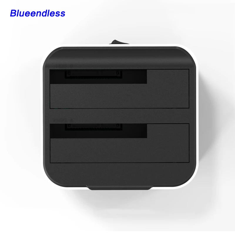  Bluedendless 2-Bay SATA HDD estación de acoplamiento 35 