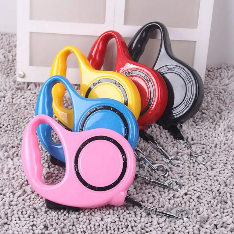 5M Automatic Retractable Dog Leashes Good Quality Anti fracture Nylon