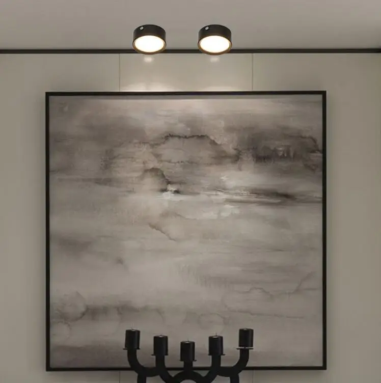 YOU Surface Mounted LED downlight 3W 5W 7W 9W 12W Ultra Thin Driverless cob led spot lights 220V Ceiling Fixtures Lighting