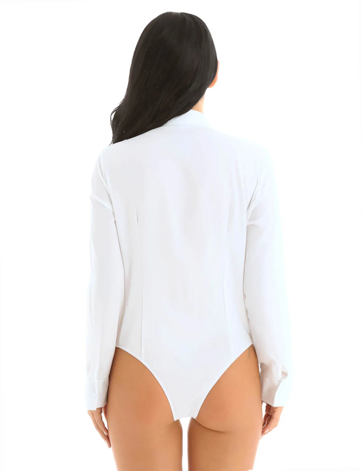 escritório senhora trabalho branco bodysuit mulher manga