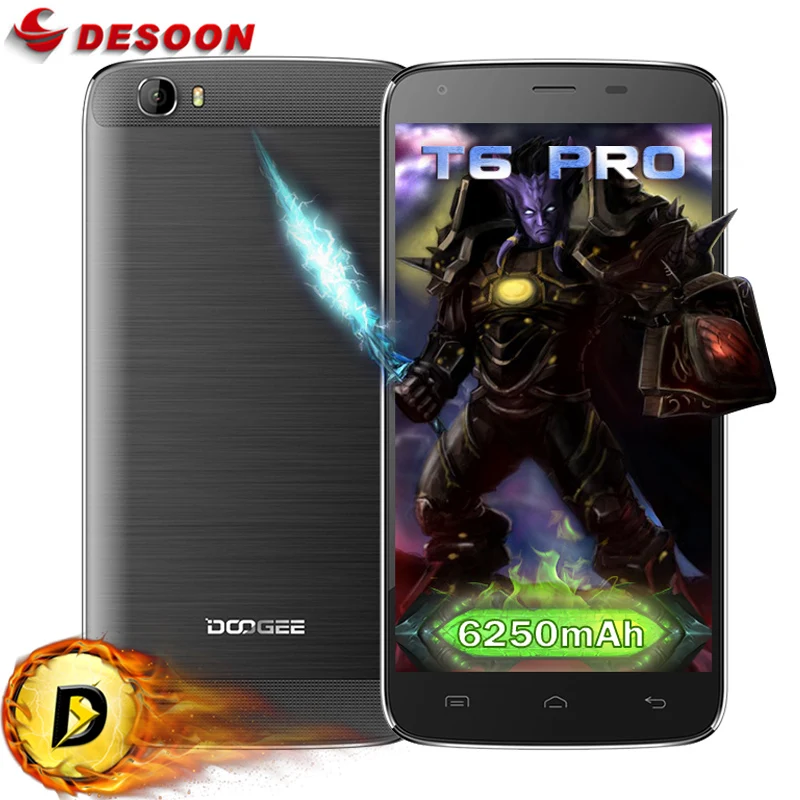 bilder für 6250 mAh batterie Doogee T6 Pro Handy MT6753 Octa-core Android 6.0 5,5 "HD IPS 3 GB RAM + 32 GB ROM Doppel ID 13MP Kamera bilder für 6250 mAh batterie Doogee T6 Pro Handy MT6753 Octa-core Android 6.0 5,5 "HD IPS 3 GB RAM + 32 GB ROM Doppel ID 13MP Kamera