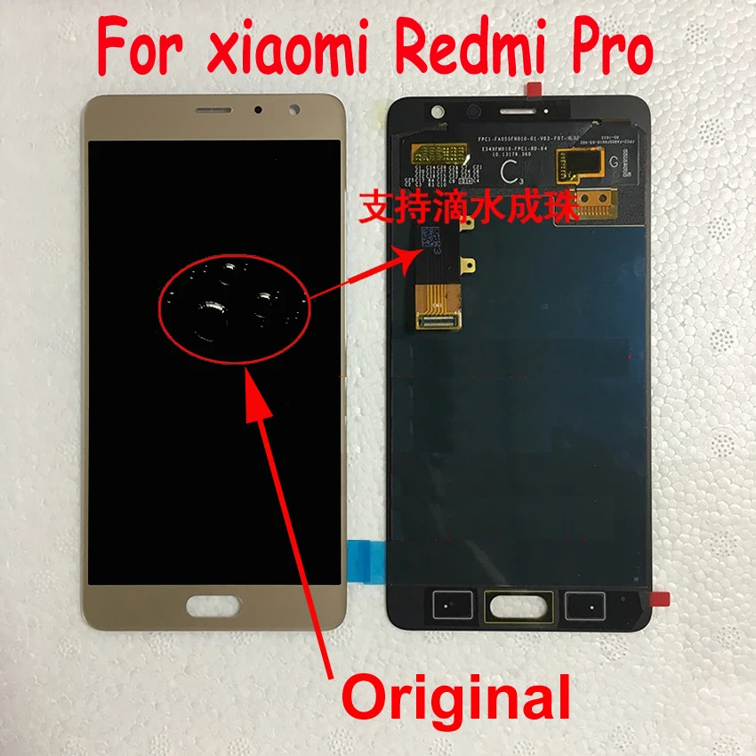 

Original For Xiaomi Redmi Pro LCD Display Screen + Touch Panel Digitizer Assembly For Redmi Pro Assembly Lcd Display