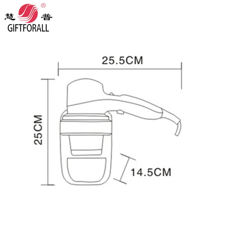 GIFTFORALL фен безопасности настенный фен для волос отель с ЕС вилка отель бытовой фен для волос RCY-67588G