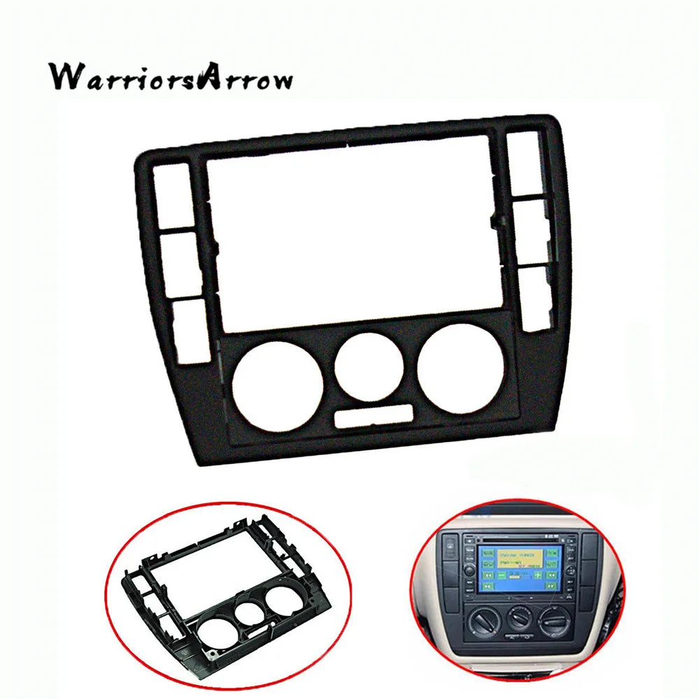 WarriorsArrow черный тире центральной консоли A/C нагреватель ободок Панель радио Накладка для VW Passat B5 2001 2005 3B0858069 1J0819157G