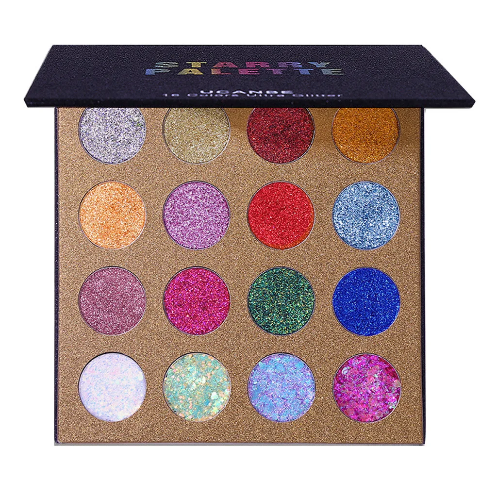 Ins shadow glitter complete профессиональный макияж 16 цветов мерцающий блеск Тени для век Пудра Тени для век косметический макияж#0,7
