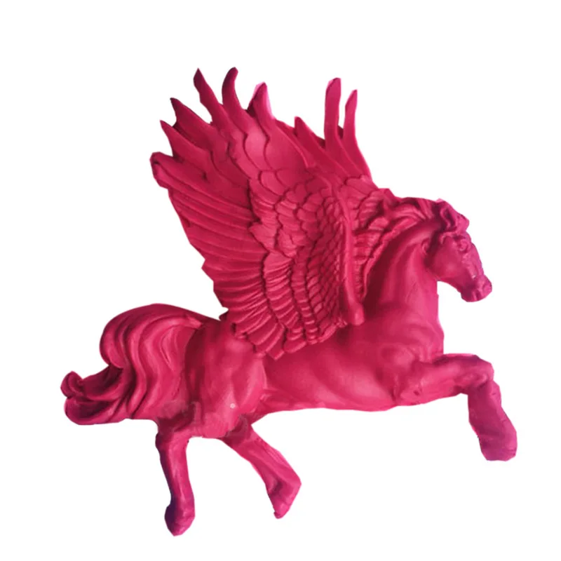 3D Flying Horse Fondant Cake Mold Baking Soap Mould Chocolate Bakeware Tool QK 