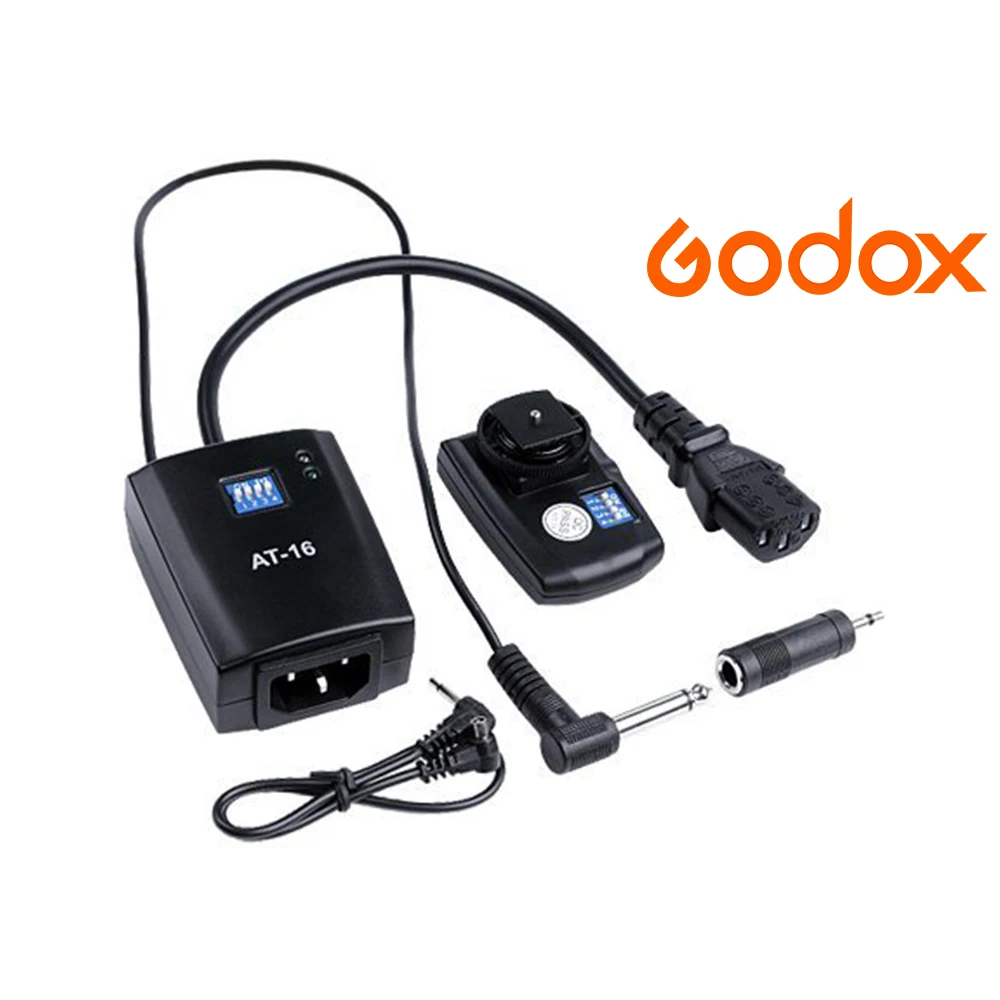 

GODOX AT-16 Channels Wireless Studio Flash Remote Shutter Release Trigger For Canon Nikon DSLR Camera 5D 6D 800D 750D 77D M6