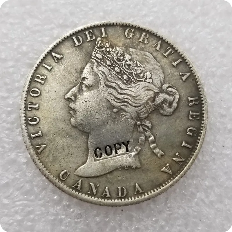 1872,1888, 1890,1894 Канада 50 центов половина копия доллара монеты