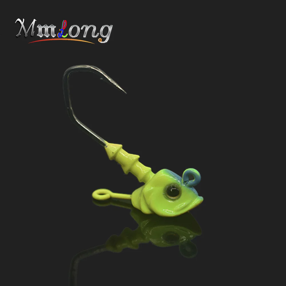 Mmlong 5 шт./лот рыболовные крючки для рыбы 5,5 г 7,5 г свинцовая головка крючок джиг оснатка приманки рыболовные крючки Мягкая приманка рыболовные снасти